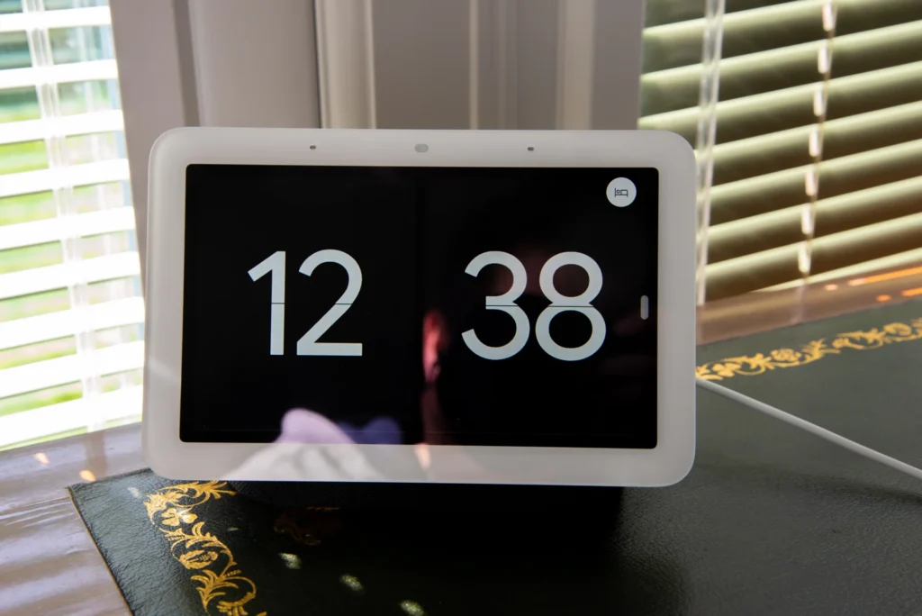 Google home hub clock hot sale display